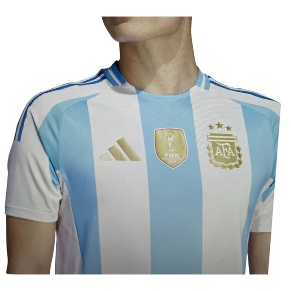 Argentina National Team FIFA 2022 Blue &White Jersey Adidas Heat.Rdy Slim Fit XL - Picture 3 of 16